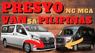 VAN PRICE LIST PHILIPPINES 2021  AUTO PRESYO [upl. by Nnod]