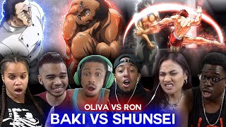 Oliva vs Shobun Ron  BAKI Raitai Tournament Ep 5 Reaction Highlights [upl. by Llerroj495]