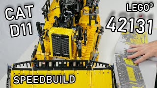 LEGO 42131 Speedbuild  LEGO Cat D11  LEGO Technic Bulldozer  Speed Build 42131 LEGO Technic 2021 [upl. by Bringhurst]