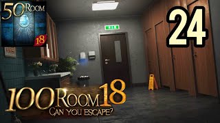 Can You Escape The 100 Room 18 Level 24 Walkthrough [upl. by Kurtis]