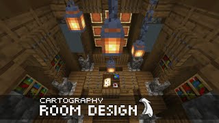 Minecraft Cartography Room Design [upl. by Eedna]