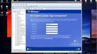 Installing Windows XP SP3 Polish on VMWare Workstation  Download [upl. by Sedrul]