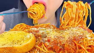 ASMR SPAGHETTI PASTA Food Sounds [upl. by Siulegroj]