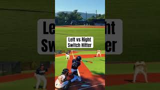 Baseball Switch Hitter hitting form both sides [upl. by Notsa]