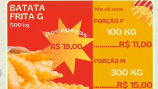 ELE PEDIU 5 TONELADAS DE BATATA FRITA 🍟 [upl. by Aneek345]