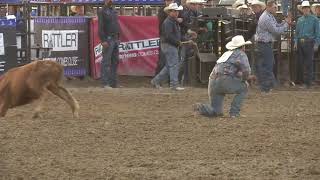 2018 NHSFR Steer Wrestling World Champion  Jesse Keysaer [upl. by Gulgee]