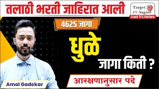 talathi bharti 2023 Dhule District Vacancy  तलाठी भरती 2023 update  talathi bharti 2023 [upl. by Riedel]