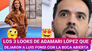 😨Los 3 looks de ADAMARI LÓPEZ 😉que dejó a Luis Fonsi LUIS FONSI la boca abierta😮 [upl. by Nwahsyar70]