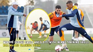 MBAPPÉ SHOCKS CARLO ANCELOTTI WITH INSANE TRAINING SKILLS [upl. by Marysa]