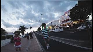 Puerto del Carmen LANZAROTE SPAIN short STROLL 🌴🇮🇨🇪🇦 [upl. by Aracat]