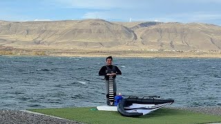 The Gorge  Wing foiling Session 55 [upl. by Elder]