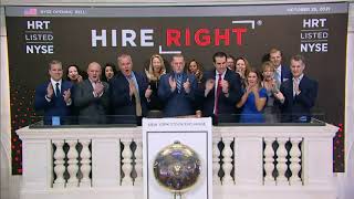 HireRight Holdings Corporation NYSE HRT Rings The Opening Bell® [upl. by Yltneb]