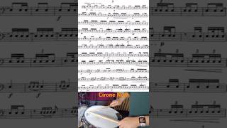 Snare Drum Solo Cirone No9 snare blackswamppercussion [upl. by Erdnad825]