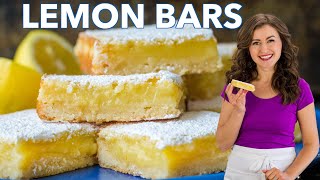 How To Make Classic LEMON BARS  Easy Recipe [upl. by Adnarim]