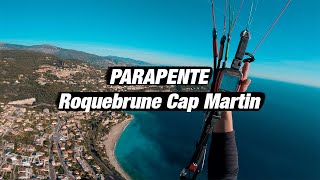 Parapente Roquebrune Cap Martin Mont Gros [upl. by Nnaaras]