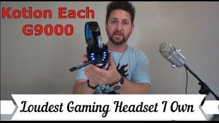 Best Pro Gaming Headset Under 30  Kotion EACH G9000 [upl. by Laon]