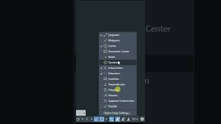 midpoint in autocad shorts autocad [upl. by Darrel]