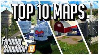 TOP 10 NORTH AMERICAN MAPS FOR PC  FARMING SIMULATOR 19 [upl. by Metsky]