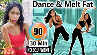 Melt Fat Fast and Easy Dancing  Bye Bye Stubborn Fat  Burns 500 Calories Dancing At Home [upl. by Namas828]