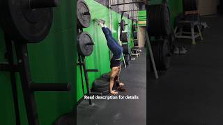 Plate Assisted Handstand Hold  Better HANDSTAND HOLDS [upl. by Keane]