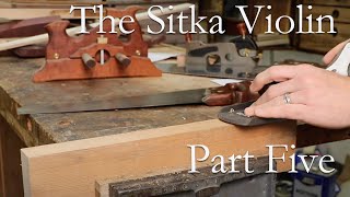 The Sitka Violin Part Five with a little saw history [upl. by Ludovika187]