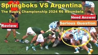 Review Springboks VS Argentina G2 TRC Mbombela 2024 Reactions Analysis amp Recap [upl. by Rennerb]