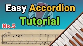 Easy Accordion Tutorial No5 [upl. by Nylra]