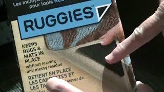 Ruggies Reusable Rug Grippers Unboxing and Review [upl. by Dobson]