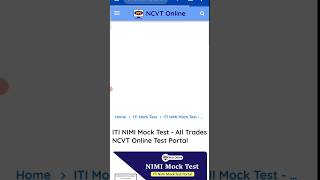 Nimi mock test ll nimi mock test fitter iti nimi mock test nimimocktestnimionlinetestiti cits [upl. by Ainej]