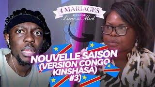 4 Mariages Pour Une Lune De Miel CONGOKINSHASA 3 4MP1LAfr  NOUVELLE SAISON  REACTION [upl. by Schrader583]