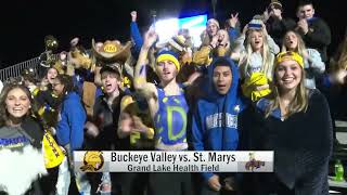 Buckeye Valley vs St Marys Football 10282022 [upl. by Glialentn]