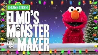 Elmos Monster Maker Sesame Street  NEW Christmas Update  Best App For Kids [upl. by Natsuj210]