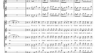 Haendel El Mesias Parte 3 Coro Since by man came death Partitura y audicion [upl. by Lezirg]