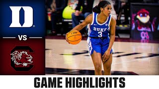 Duke vs South Carolina Game Highlights  202425 ACC Womens Basketball [upl. by Graybill]