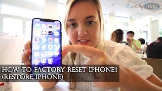 How to Factory Reset amp Restore your iPhone in 2024 [upl. by Noell]