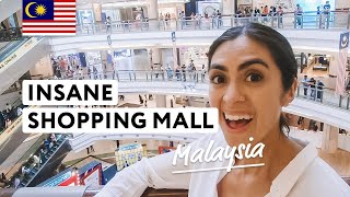 INSANE Malaysia SHOPPING MALL in Kuala Lumpur biggest in Malaysia [upl. by Enylodnewg]