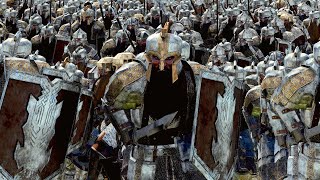 4000 Iron Hills Dwarves VS 10000 Gundabad Orcs  Lord Of The Rings Cinematic Battle [upl. by Akialam]