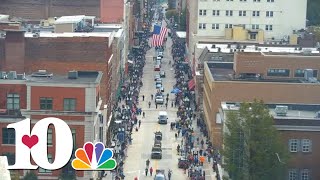 Knoxville Veterans Day Parade and WBIR 10News at Noon [upl. by Kappenne]