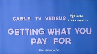 GlobeStreamWatch vs Cable TV [upl. by Alaj]