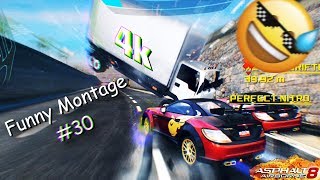 Asphalt 8  Funny Montage 30  on 4000 subscribers [upl. by Philbin]