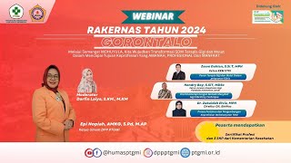 WEBINAR KESEHATAN GIGI DAN MULUT DALAM RANGKA RAKERNAS PTGMI TAHUN 2024 [upl. by Ettelohcin]