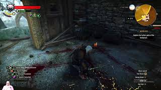 Killing Morkvarg in Werewolf form Witcher 3 [upl. by Ealasaid702]