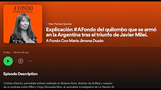 EXPLICACIÓN AFONDO DEL QUILOMBO QUE SE ARMÓ EN LA ARGENTINA TRAS EL TRIUNFO DE JAVIER MILEI [upl. by Isbella]