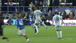 Kalvin Phillips red card vs Leicester City  😱😱😱 [upl. by Ahter]