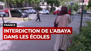 La France interdit labaya à lécole  RTBF Info [upl. by Ahsal]