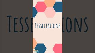 What is a tessellation 🤔 tessellate geometry minitymaths [upl. by Okier]