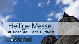 03102023  0900 Uhr  Katholischer Gottesdienst LIVE  Basilika St Cyriakus DuderstadtEichsfeld [upl. by Ttergram992]