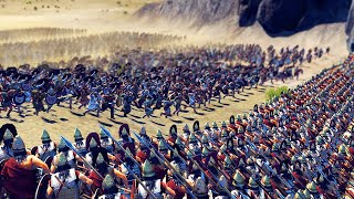 HUGE Armies Clash On MASSIVE Hill  Total War Rome 2 [upl. by Concoff]