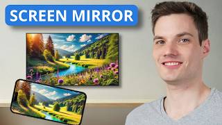 How to Screen Mirror iPhone to Samsung TV 2024 [upl. by Brenton]