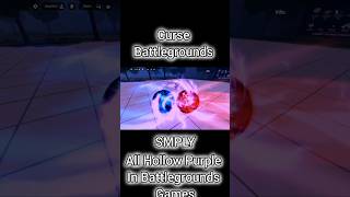 All Hollow Purples in Battlegrounds Games Battlegrounds Games jujutsushenanigans roblox [upl. by Ahsekahs501]